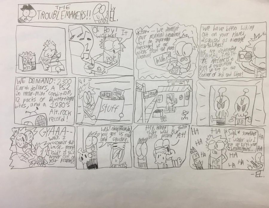 The Troublemakers Comic Strip
