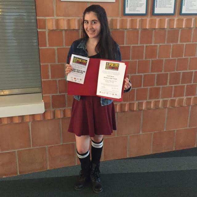 MHS Sophmore Sarah Baum Competes in Poetry Out Loud